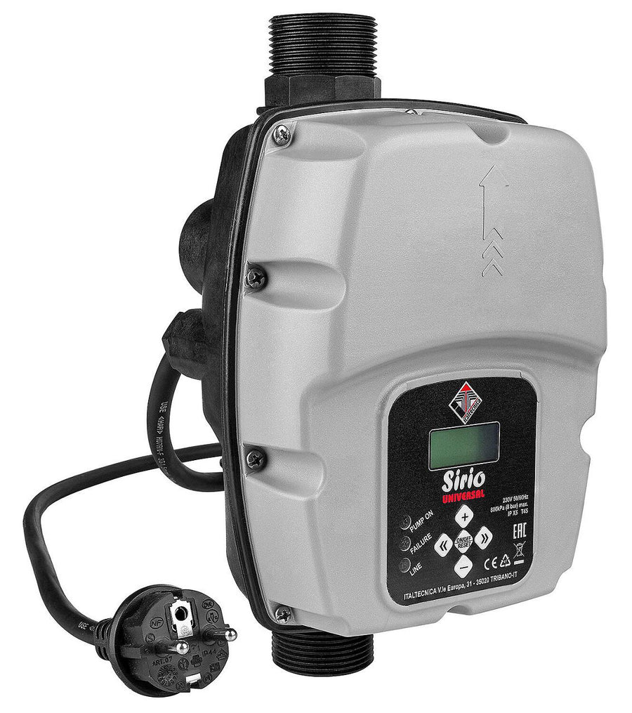 Pressostat Sirio Universal 1 1/4" avec prise Schuko