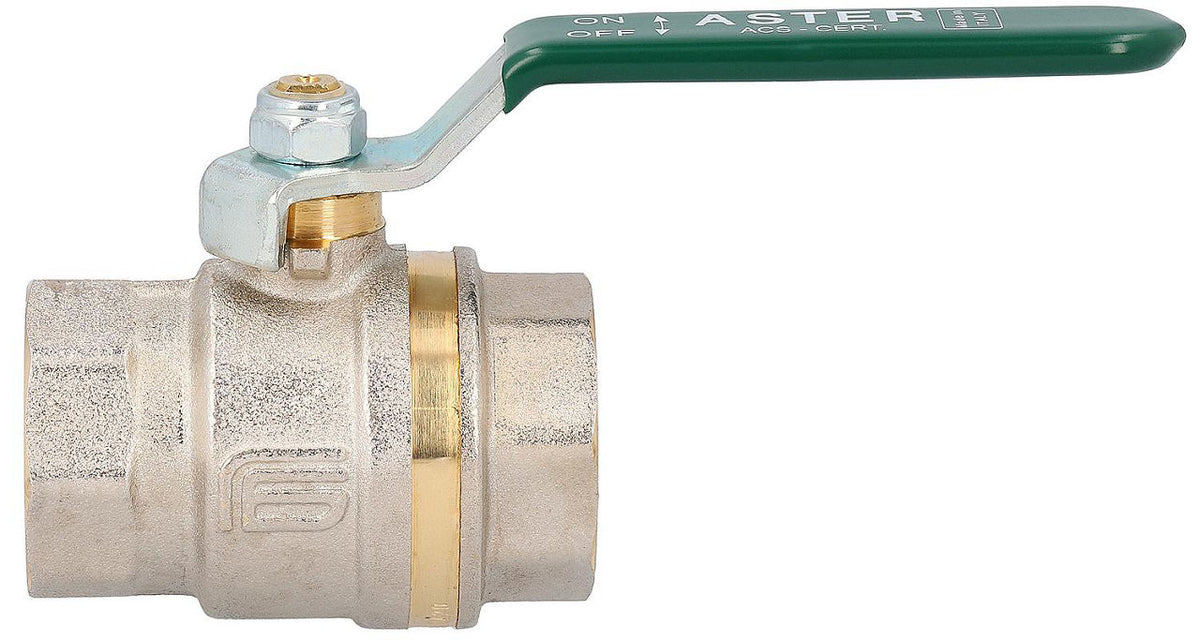Robinet à boisseau sphérique eau potable EFFEBI Aster femelle × femelle, poignée à levier