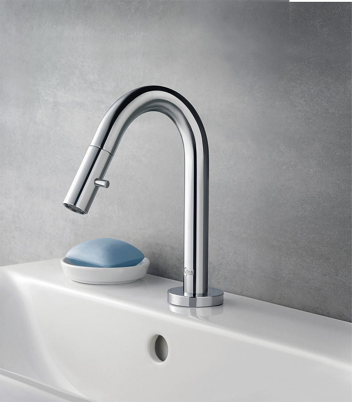 Robinet sur colonne Ideal Standard IdealStream saillie 126 mm chromé