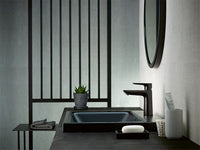 Mitigeur de lavabo Hansgrohe Talis E saillie 112 mm noir mat