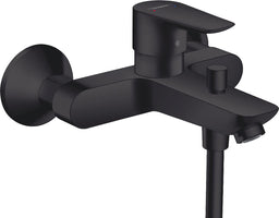 Mitigeur bain/douche apparent Hansgrohe Talis E saillie 194 mm noir mat