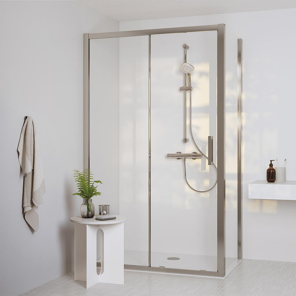 Thermostatique douche apparent Ideal Standard Ceratherm T100 chromé