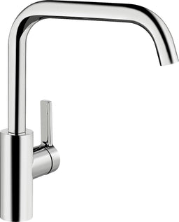 Mitigeur d'évier KWC Luna E bec pivotant saillie 210 mm chrome
