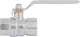 Robinet à boisseau sphérique gaz et eau potable 2-en-1, passage intégral 42 bar, femelle × femelle