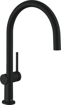 Mitigeur d'évier Hansgrohe Talis M54 220 bec pivotant saillie 222 mm noir mat