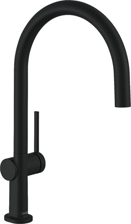 Mitigeur d'évier Hansgrohe Talis M54 220 bec pivotant saillie 222 mm noir mat