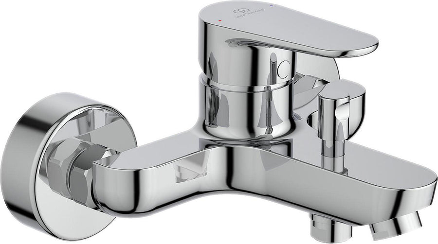 Mitigeur bain/douche apparent Ideal Standard Cerafine O saillie 158 mm chromé