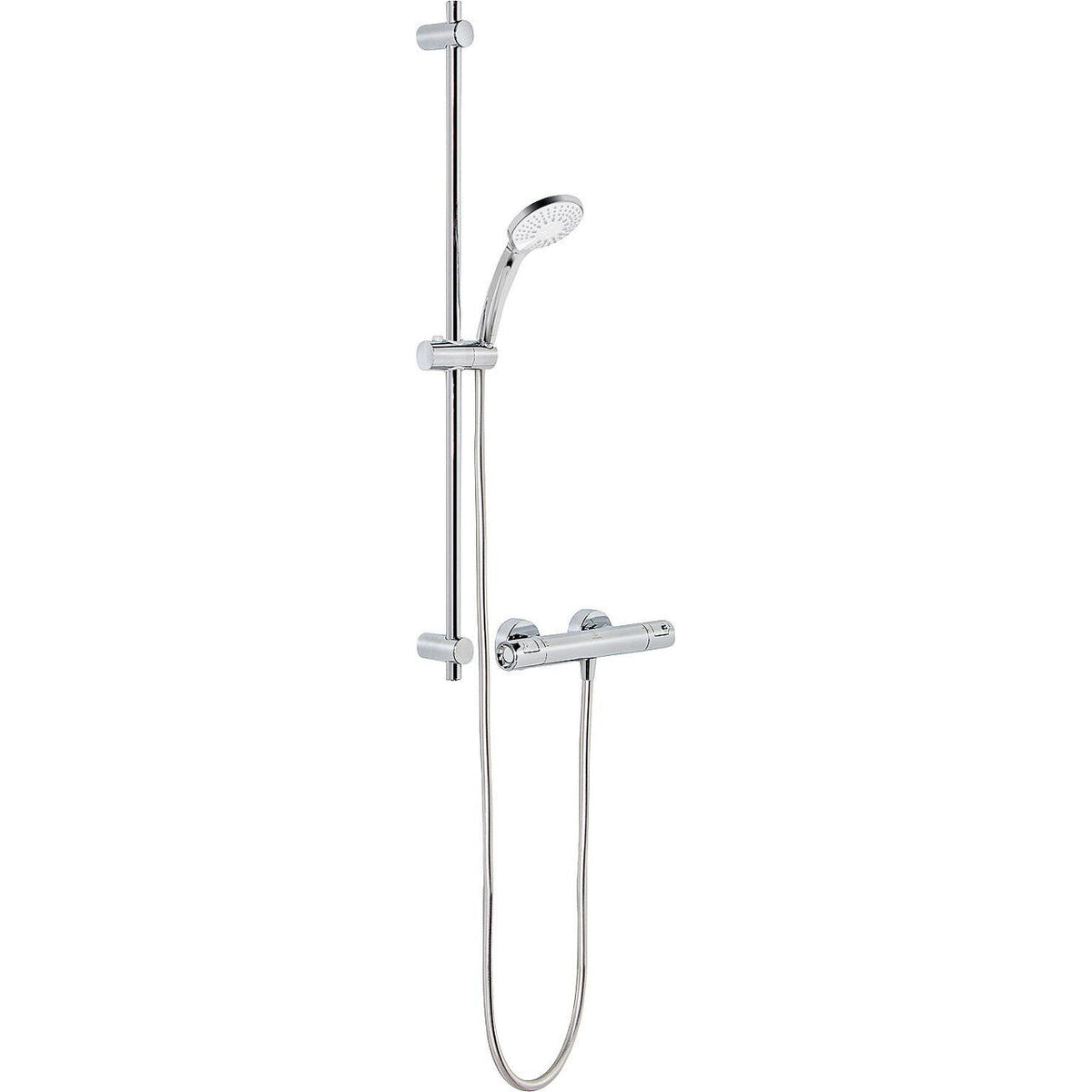 Thermostatische Brausegarnitur Ideal Standard Ceratherm 25, 600 mm Stange, 100 mm Handbrause, verchromt