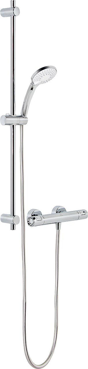 Thermostatique douche Ideal Standard Ceratherm 25 barre 600 mm douchette Ø 100 mm chrome