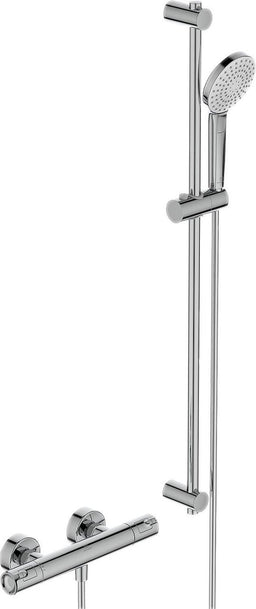 Thermostatique douche Ideal Standard Ceratherm 50 barre 900 mm douchette Ø 110 mm chrome