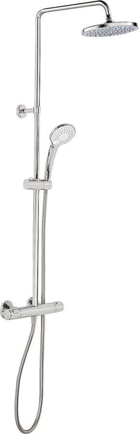 Ideal Standard Ceratherm 25 shower column with thermostatic mixer, Ø 200 mm shower head, chrome