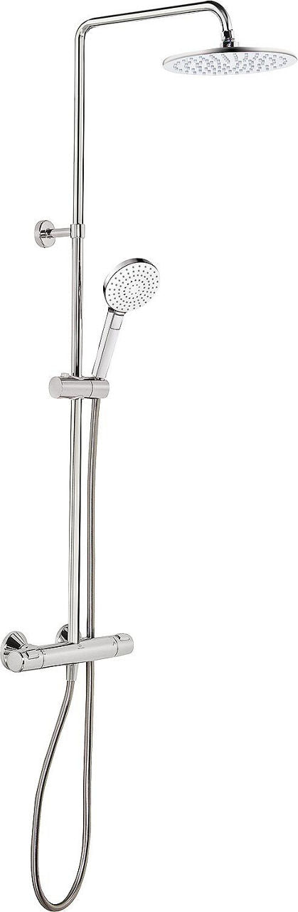 Ideal Standard Ceratherm 50 Brausestange, Thermostat, Handbrause und Kopfbrause Ø 200 mm, Chrom