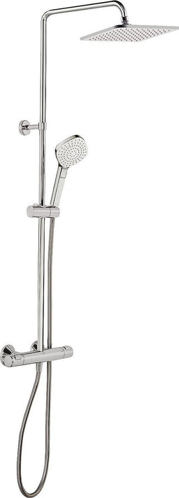 Ideal Standard Ceratherm 100 thermostatic shower system with Ø 200 mm chrome head