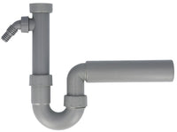 Siphon d'évier et de bac à laver «Greta» en matériau recyclé DN40 (1 1/2"), tube d'évacuation DN50