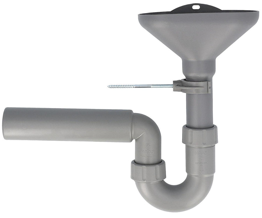 Siphon entonnoir « Greta » en matériau recyclé sortie DN50
