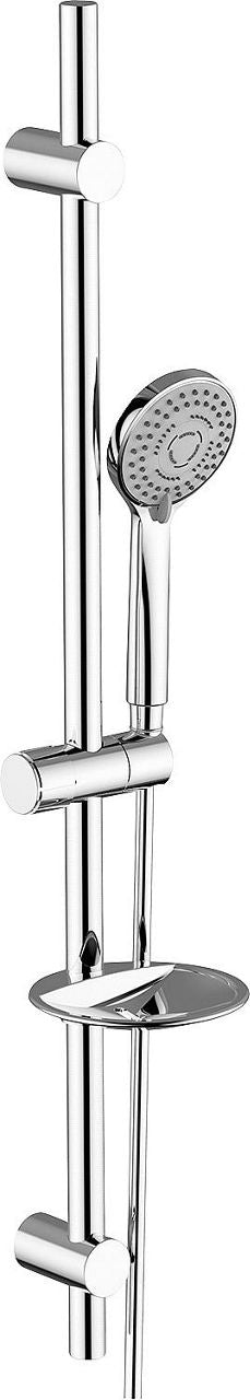 Kit de douche Suprema 900 mm chrome avec porte-savon, douchette 3 jets Ø 100 mm