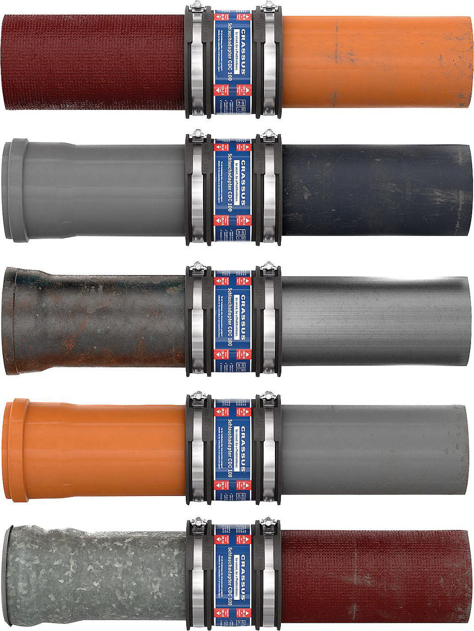 Adaptateur de tuyau type 1 CDC Crassus
