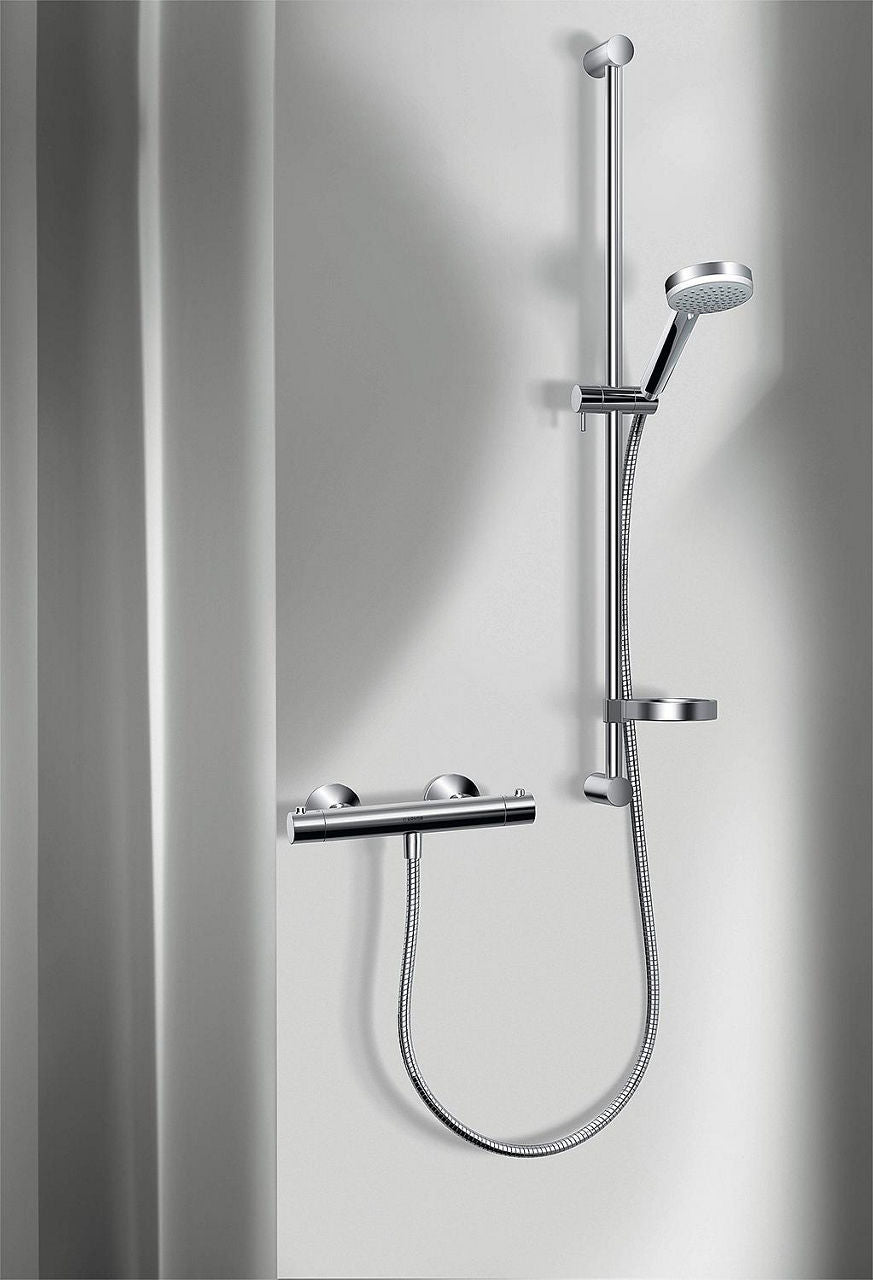 Hansa Hansaunita Thermostat-Duschsäule 900 mm Stange Ø 100 mm Handbrause Chrom