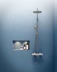 Hansa Hansamicra Duschsystem mit Thermostat, verchromt