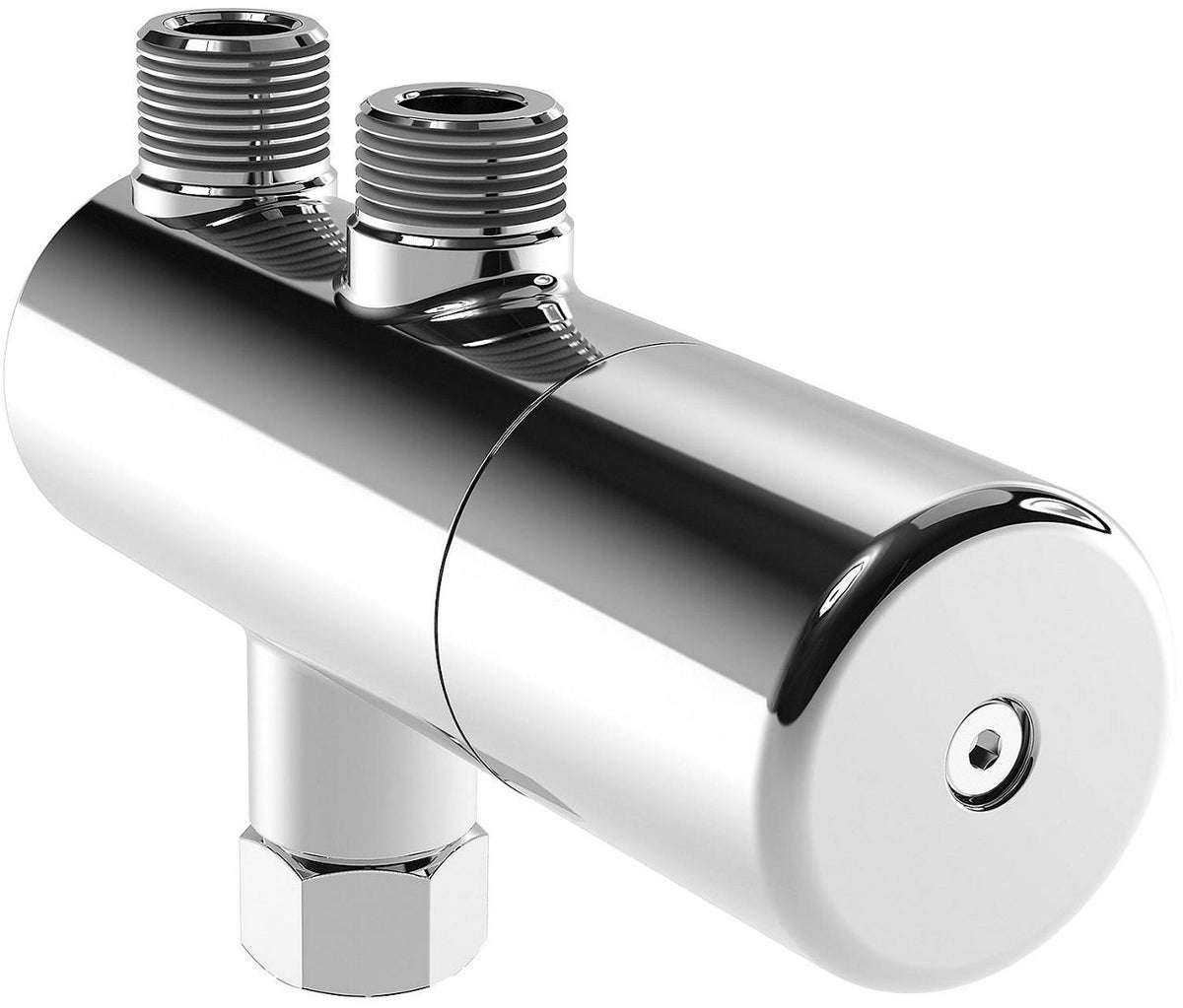 Mitigeur thermostatique Hansa Hansaminimat 3/8" chromé sur équerre
