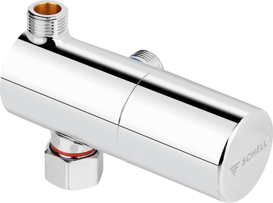Mitigeur thermostatique d'eau sanitaire SCHELL DN10 (3/8"), chromé
