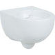 WC suspendu à fond creux Geberit Renova Compact, sans bride de rinçage, blanc L x H x P : 355x330x490mm