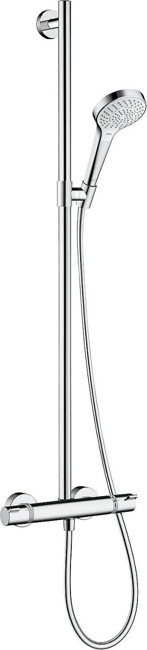 Hansgrohe Select S Multi Ecostat Comfort Thermostatic Shower Column White/Chrome