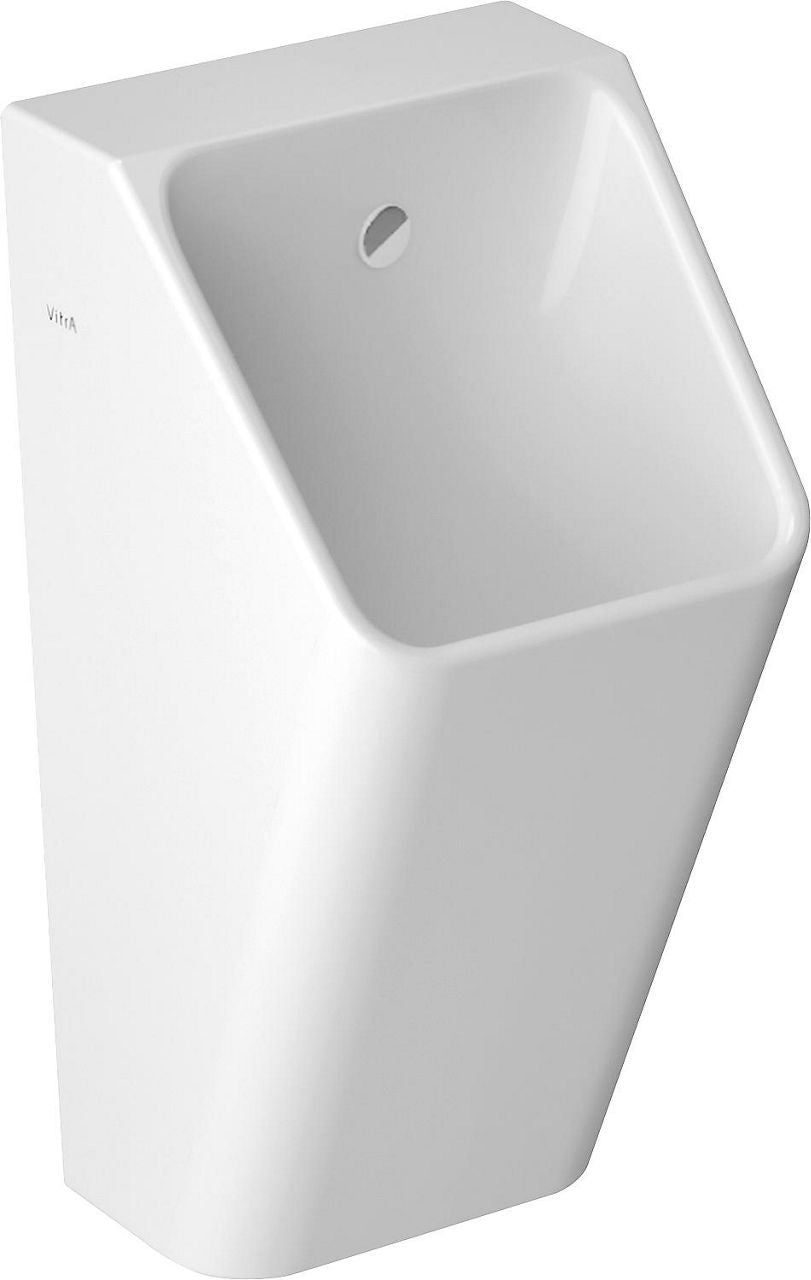 Urinoir à aspiration Vitra S20 Comfort, alimentation par l'arrière, sortie horizontale, 300×600×300 mm, blanc