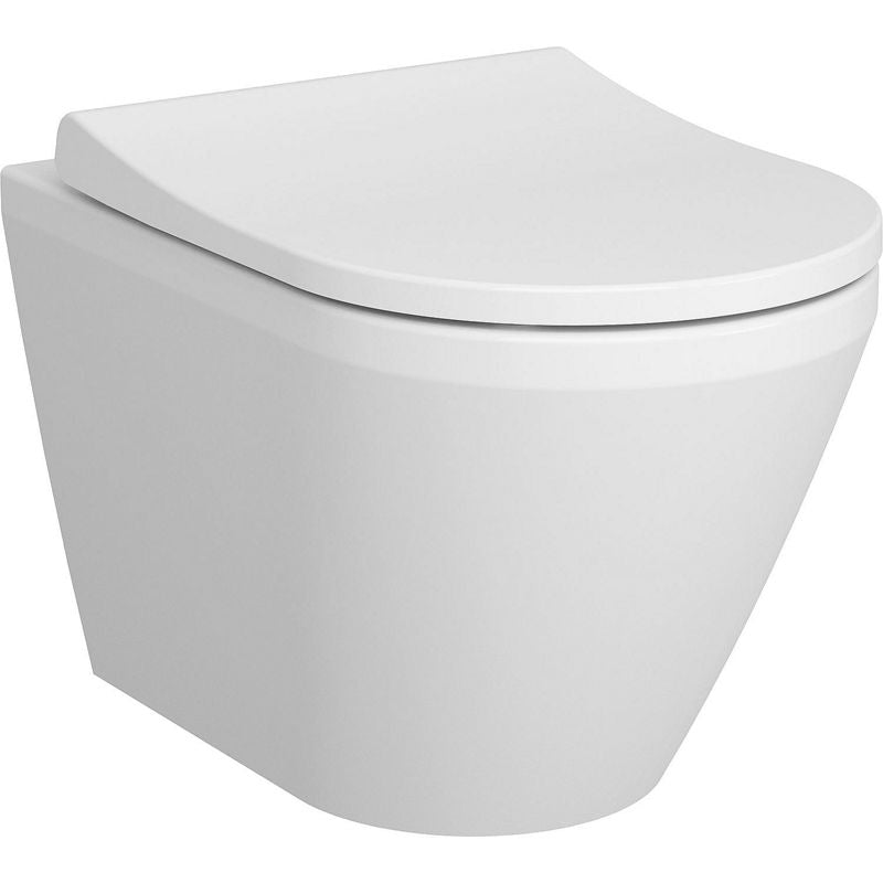 WC suspendu à fond creux VitrA Integra blanc, sans bride de rinçage L x H x P : 355x350x540mm
