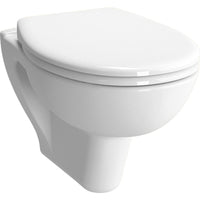 WC suspendu à fond creux VitrA S20 blanc, sans bride de rinçage, rondee Forme L x H x P : 355x350x520mm