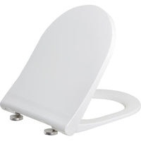 Abattant WC VitrA Integra Slim Wrap blanc, fermeture douce, démontable L x H x P : 367x20x457mm