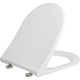Abattant WC VitrA Integra Slim Wrap blanc, fermeture douce, démontable L x H x P : 367x20x457mm