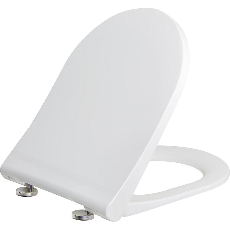 Abattant WC VitrA Integra Slim Wrap blanc, fermeture douce, démontable L x H x P : 367x20x457mm