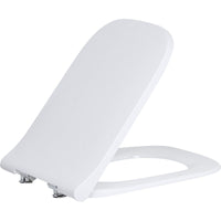 Abattant WC Geberit Smyle Square blanc, fermeture douce, démontage rapide schmales Design