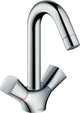 Mitigeur de lavabo Hansgrohe Logis saillie 145 mm chromé