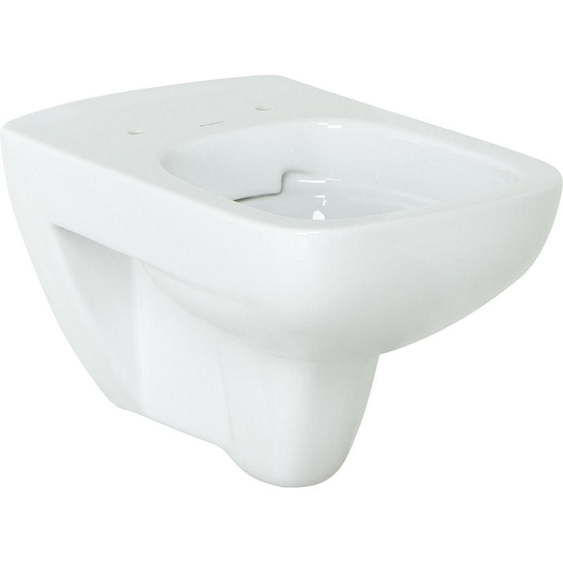 WC suspendu à fond creux, sans bride de rinçage Renova Plan blanc L x H x P : 355x345x540mm