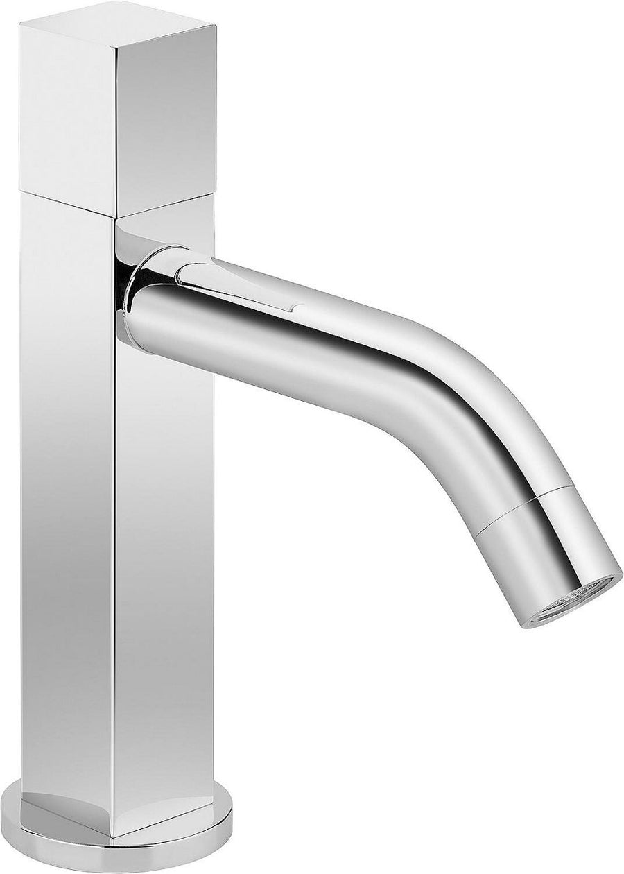 Robinet sur colonne Twin Quattro saillie 115 mm chromé