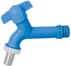 Robinet en plastique DN 15 (1/2") avec embout de tuyau inox