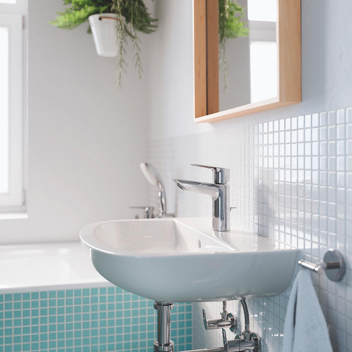 Mitigeur de lavabo Grohe Bauloop saillie 106mm chromé