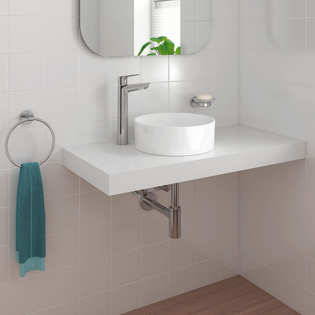 Mitigeur de lavabo Grohe Bauloop XL-Size saillie 108mm chromé