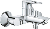 Mitigeur bain/douche apparent Grohe Bauloop saillie 168 mm chromé