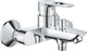 Mitigeur bain/douche apparent Grohe Bauloop saillie 168 mm chromé