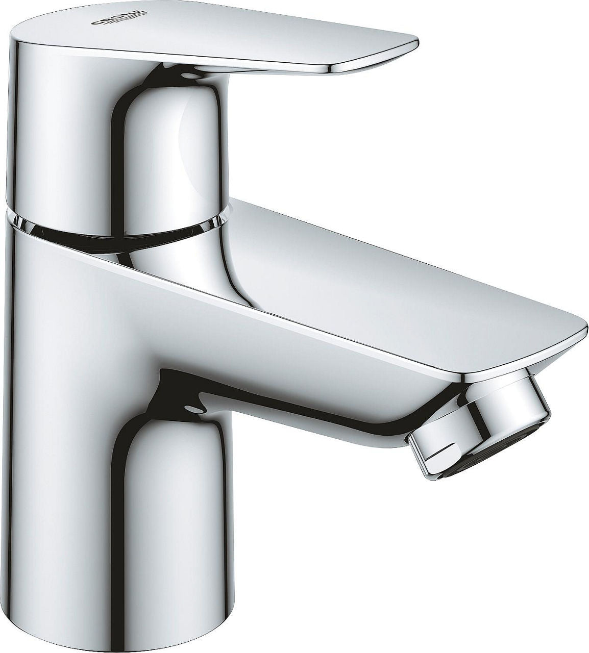Robinet sur colonne Grohe Bauedge saillie 88mm chromé
