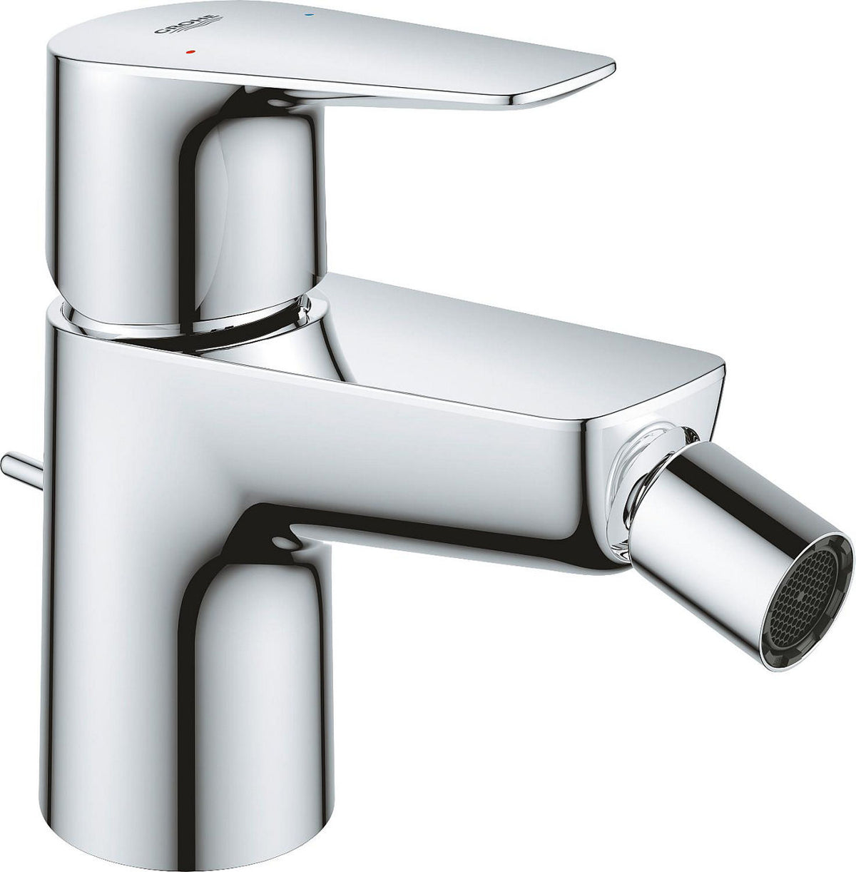 Mitigeur bidet Grohe BauEdge saillie 117 mm chromé