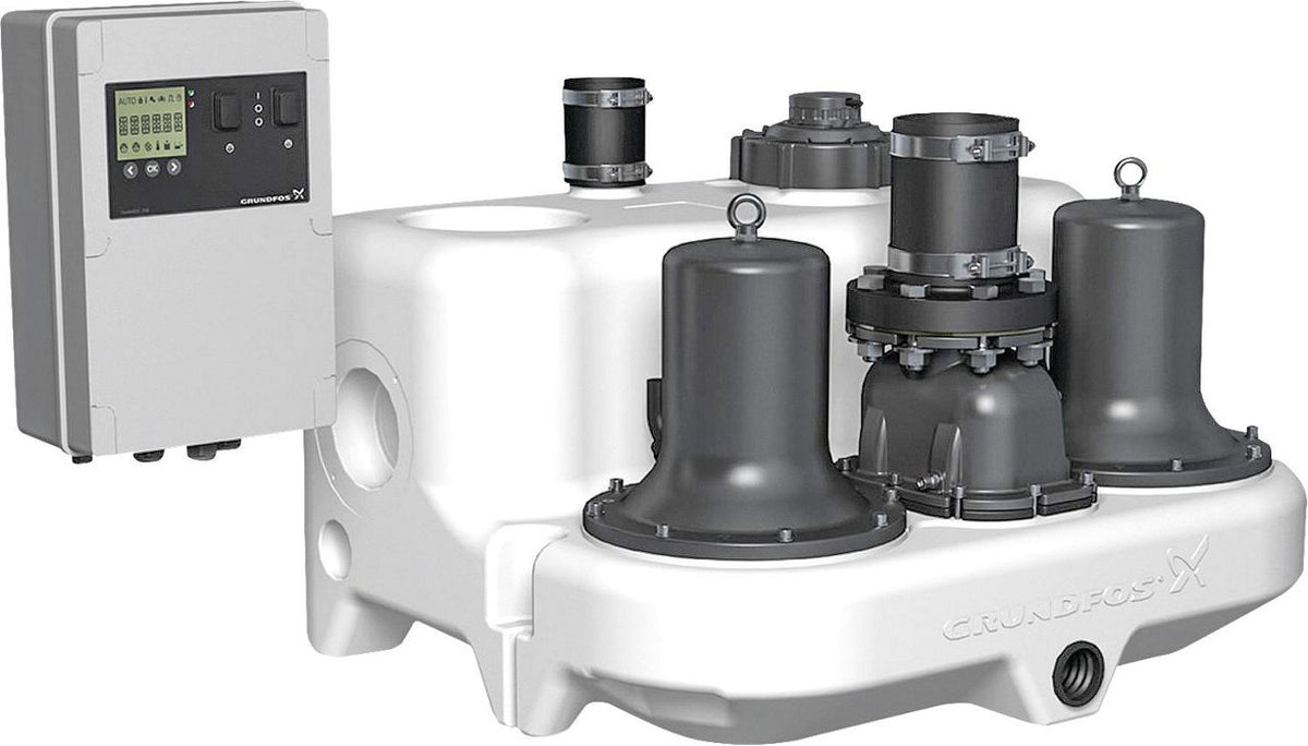 Station de relevage des matières fécales Grundfos Multilift MD.12.3.4 3x400 V 1,5 kW CEE