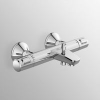 Thermostatique bain-douche apparent Ideal Standard Ceratherm T25 saillie 158 mm chromé