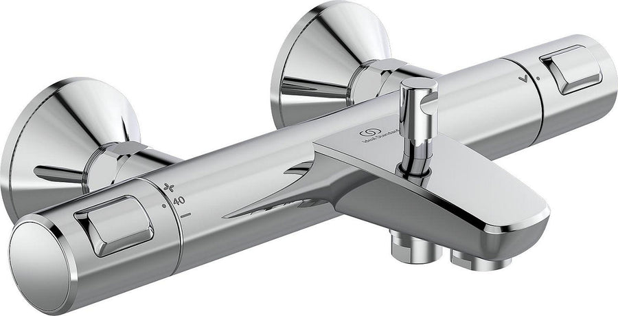 Thermostatique bain-douche apparent Ideal Standard Ceratherm T25 saillie 158 mm chromé
