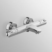 Thermostatique bain-douche apparent Ideal Standard Ceratherm T50 chromé