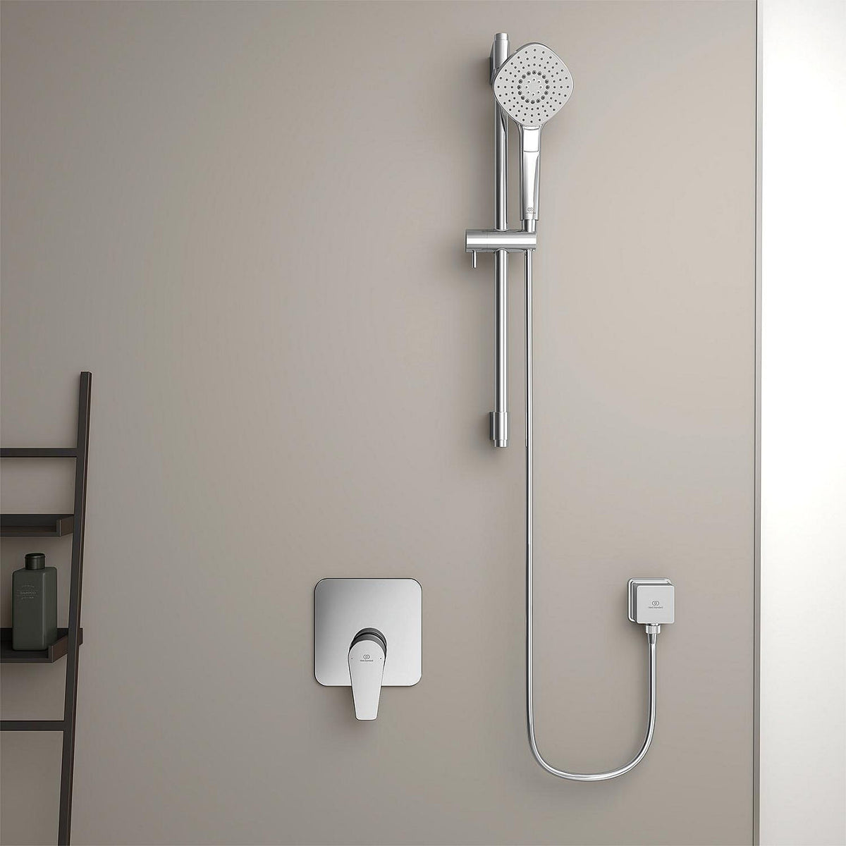Ideal Standard Idealrain Evo Brausestange 900 mm, 3 Strahlarten Ø 110 mm, Achsabstand 540 mm, verchromt