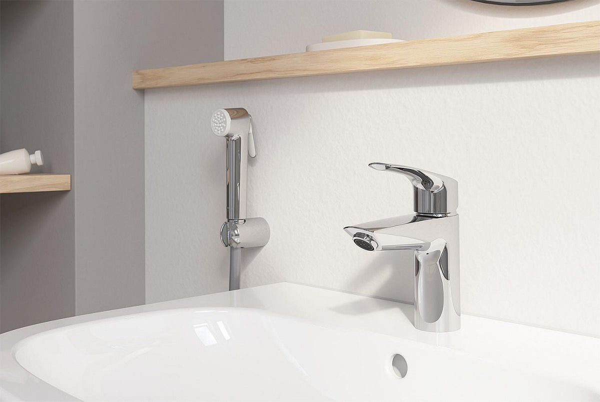 Mitigeur de lavabo Grohe Eurosmart S-Size saillie 109 mm chromé